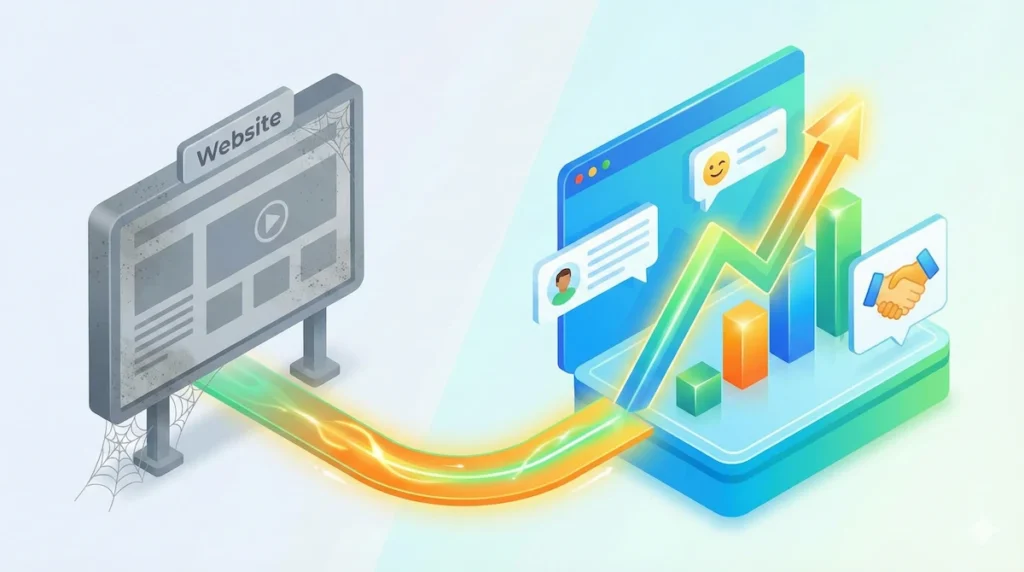 从“信息展示”到“增长引擎” 企业网站在AI时代的转型之路