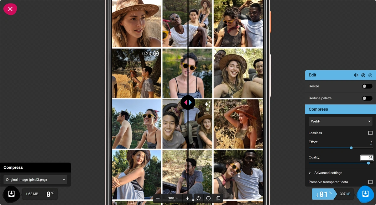 WebP：为 Web 而生的图片格式